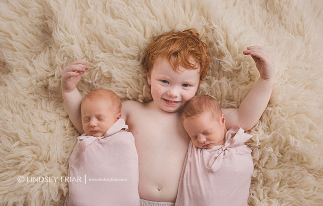 The Hanson Twins - Twins Newborn Photography - Pensacola, Florida Pensacola Newborn Photographer - Lindsey Friar Photography 2015