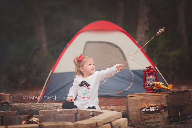 Campfire Mini Sessions Gulf Breeze, Florida Photographer