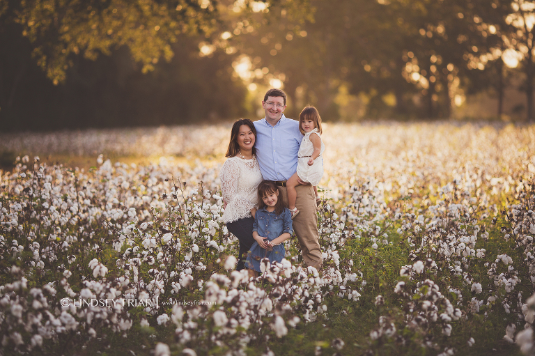 Family Photography in Cotton Fields located in Milton Florida