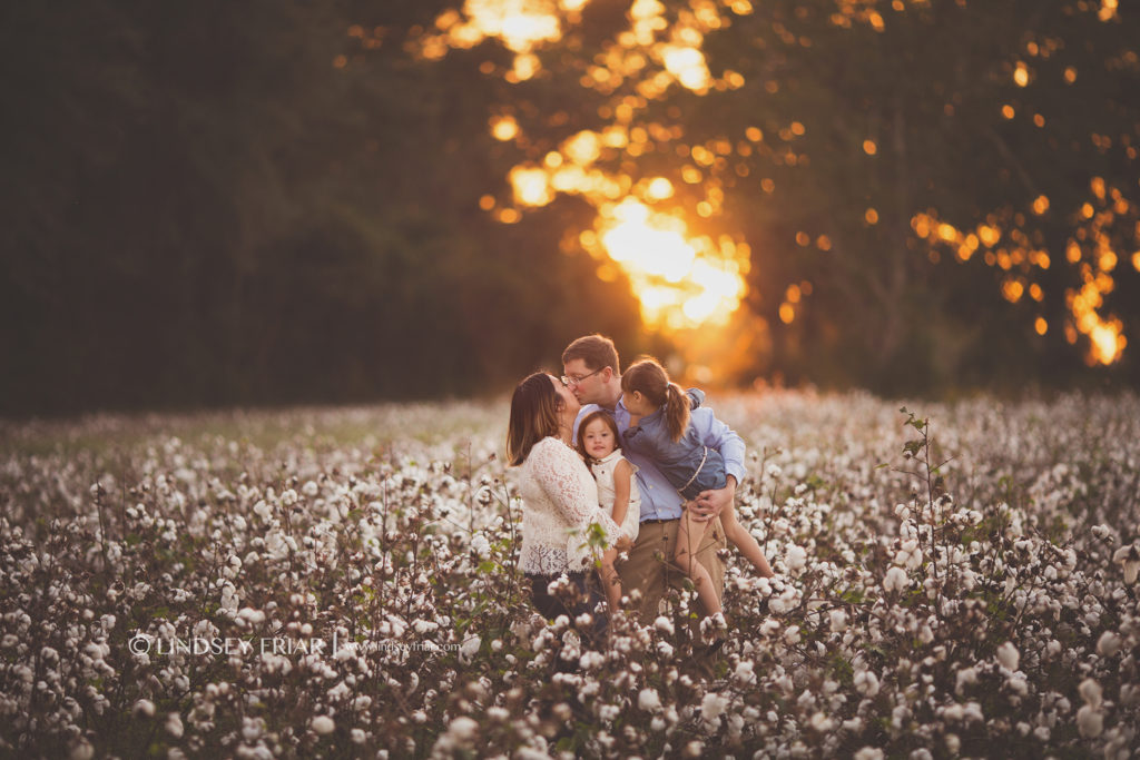 Family Photography in Cotton Fields located in Milton Florida