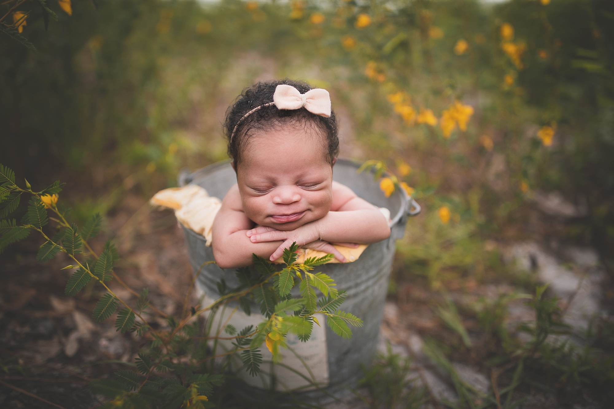 Pensacola Florida Lifestyle Outdoor Newborn Session