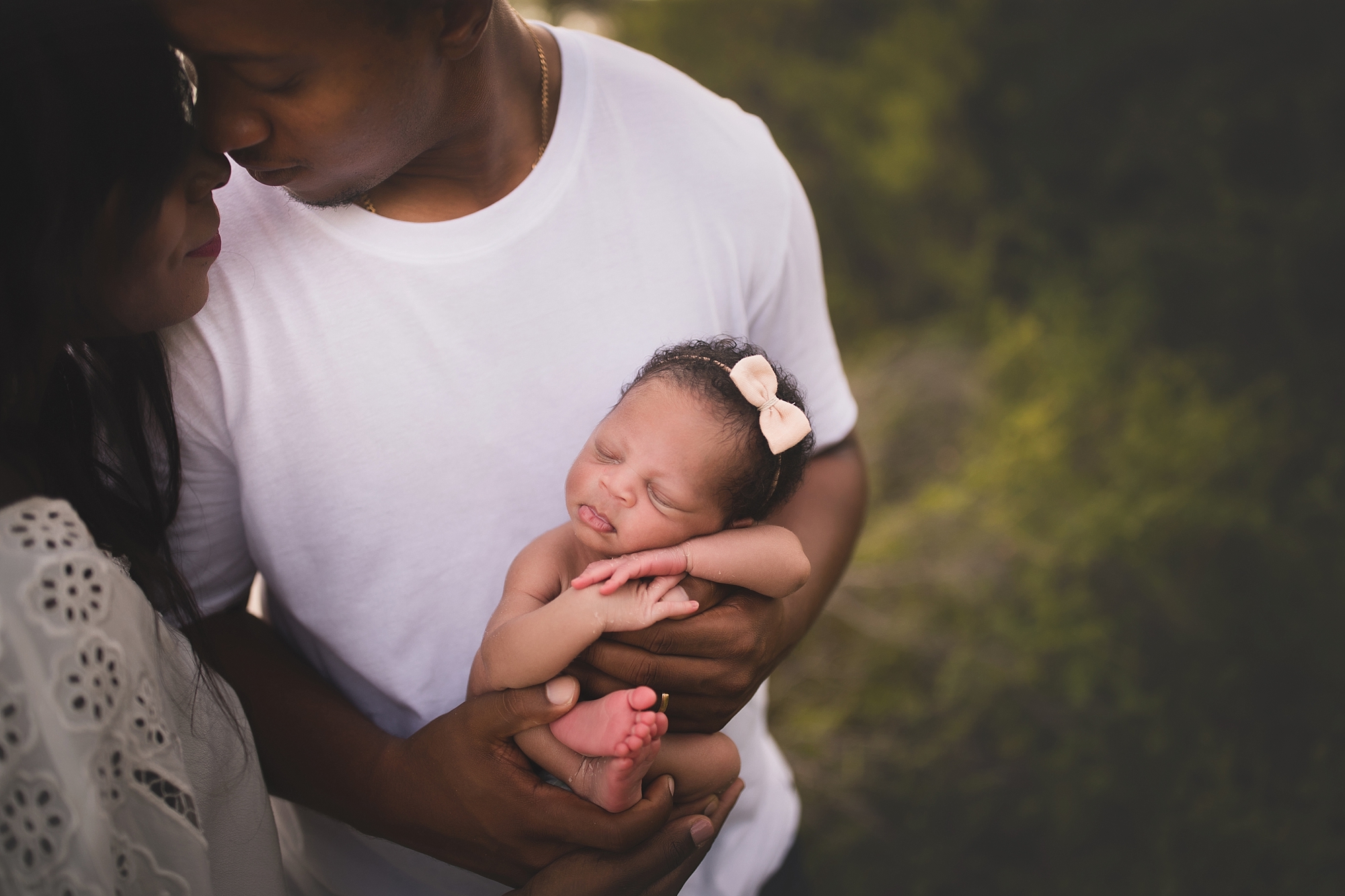 Pensacola Florida Lifestyle Outdoor Newborn Session