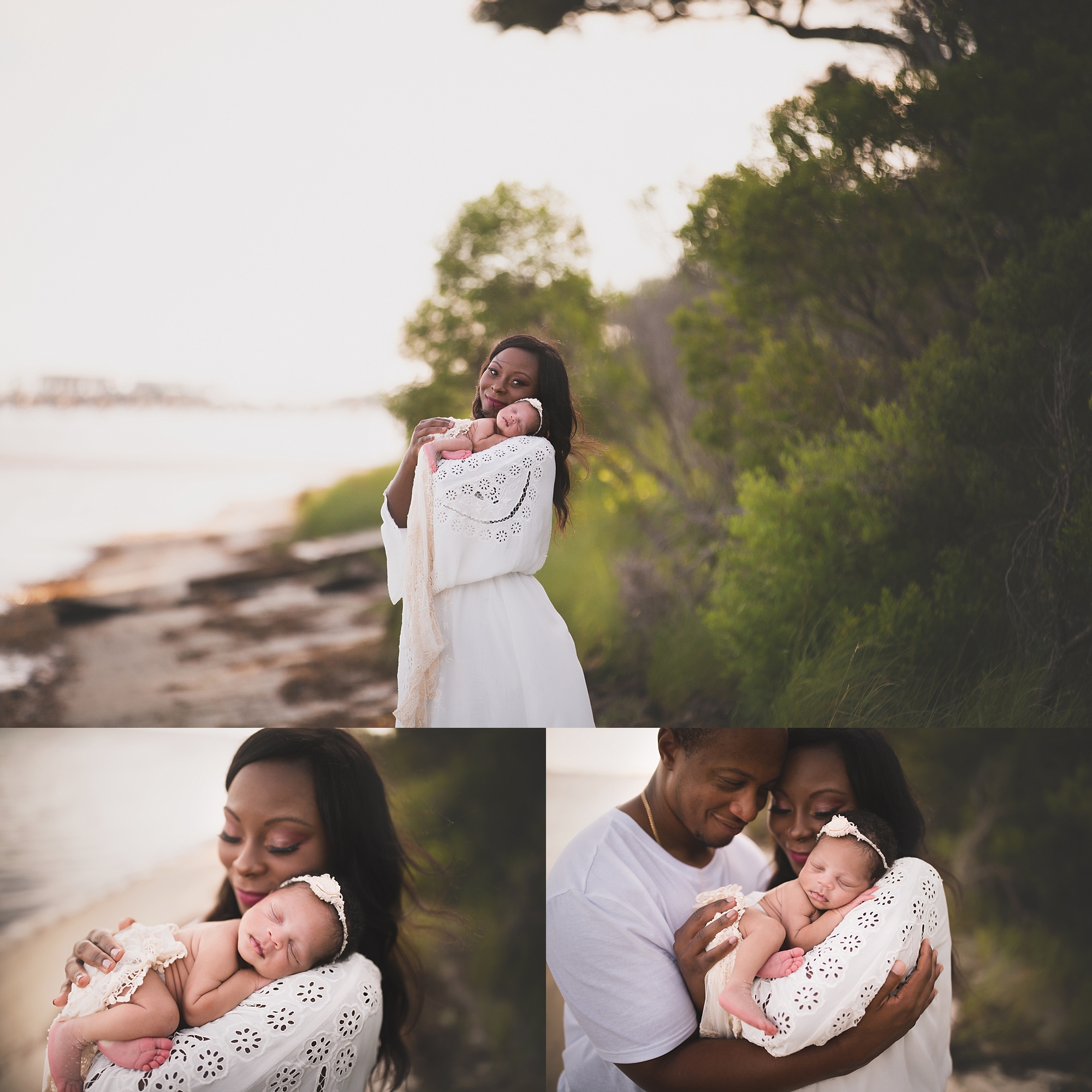 Pensacola Florida Lifestyle Outdoor Newborn Session