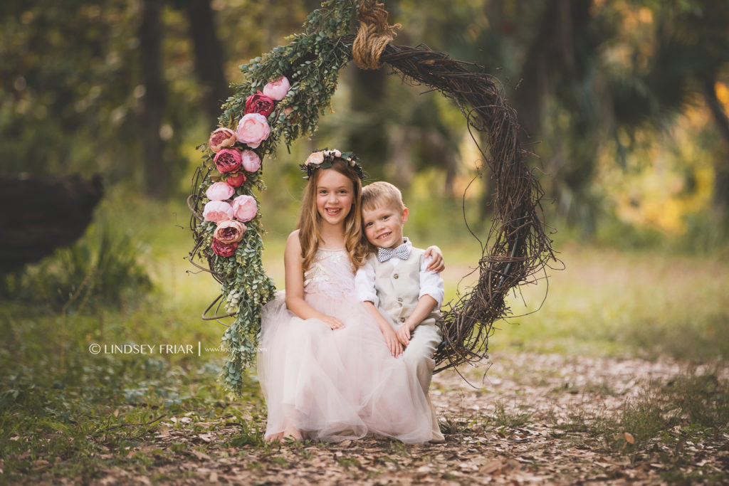 Mommy & Me Garden Swing Mini Session - Gulf Breeze, FL