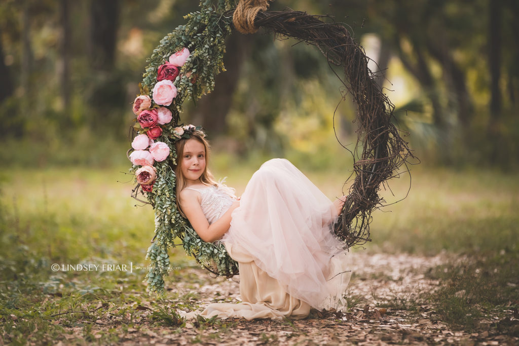 Mommy & Me Garden Swing Mini Session - Gulf Breeze, FL