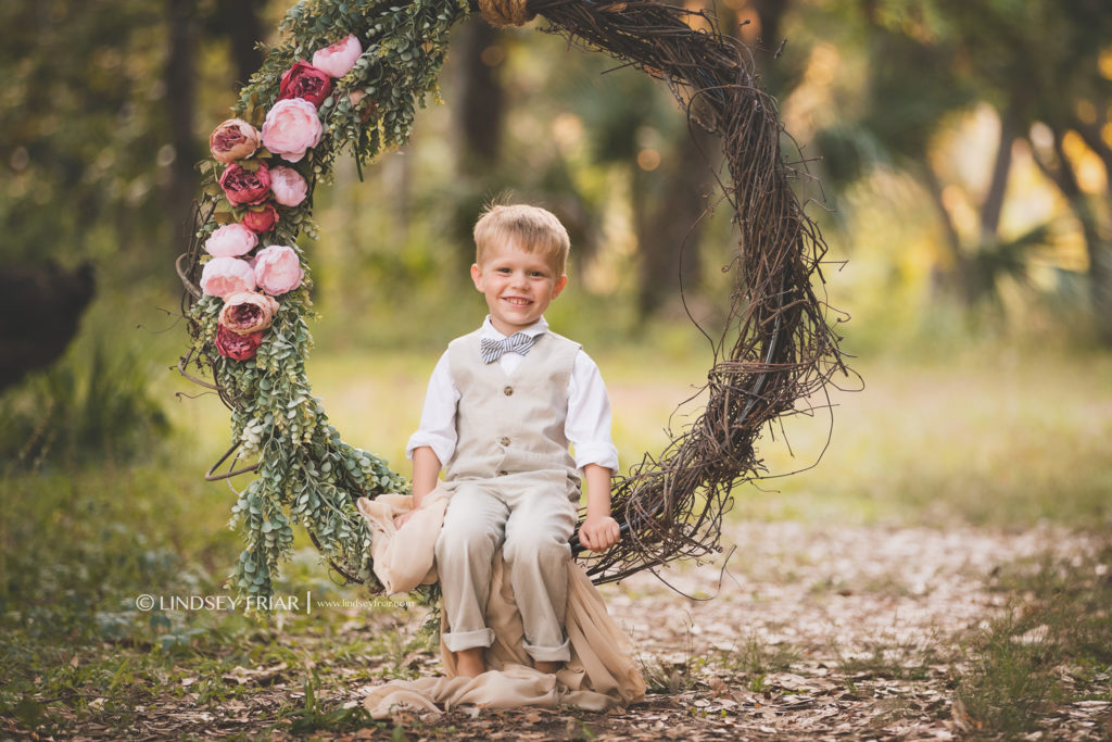 Mommy & Me Garden Swing Mini Session - Gulf Breeze, FL
