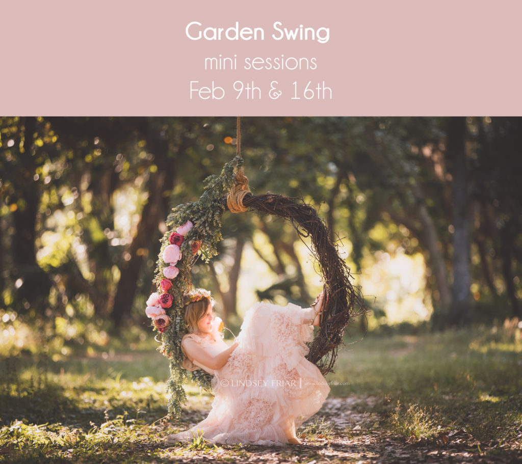 Garden Swing Mini Session - Gulf Breeze, FL