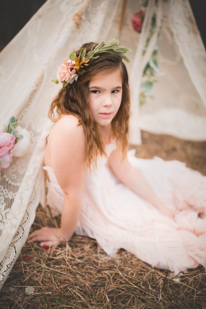 Garden Swing Mini Sessions - Floral Swing minis in Gulf Breeze, FL