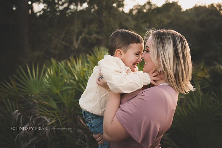 mother and son