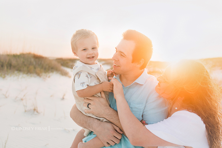 family photos on pensacola beach